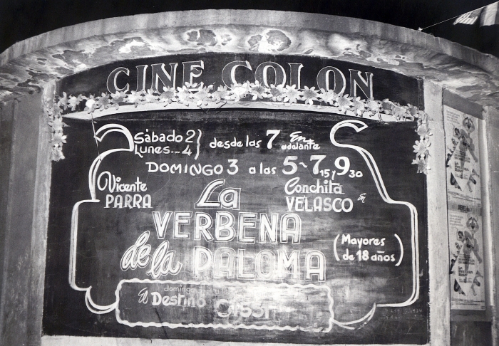 Cartelera Cine Colón. La Verbena de la Paloma Cartelera Cine Colón. La Verbena de la Paloma