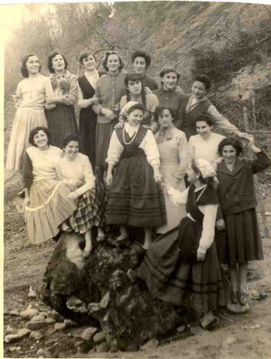 Fiesta de Santa Lucía en La Reguerona, 1956