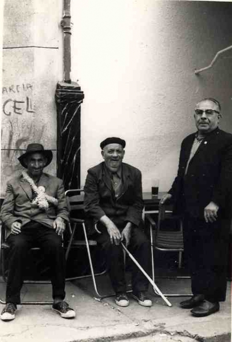 Pepín "el de El Ronzón" , su hermano Armando y Enrique García Suárez