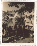 Carrera de cintas a caballo. Blimea 1952