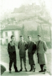  Con un grupo de amigos en Blimea, 1955