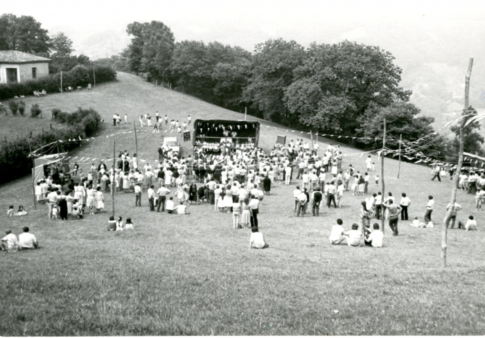Panorámica de el Prau de las Fiestas,1972
