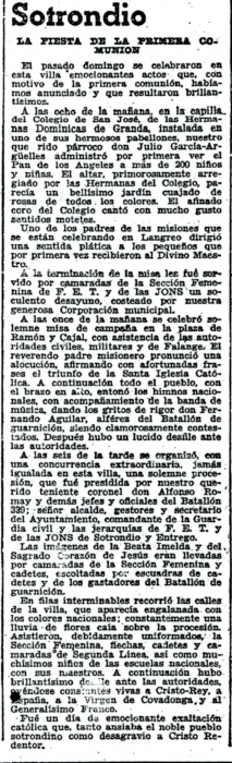 "La Nueva España", 10 de junio de 1938