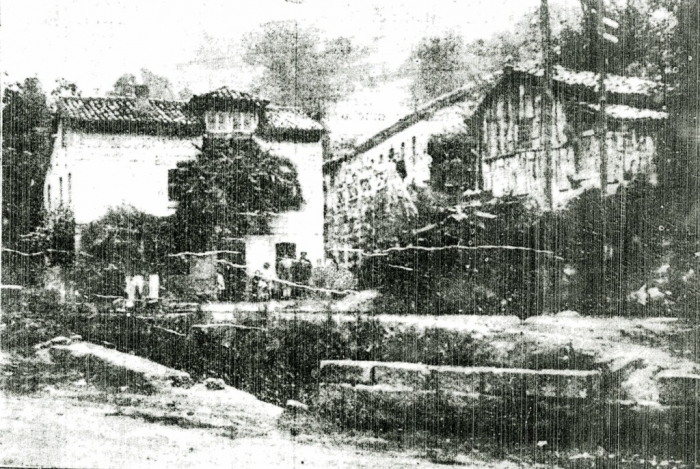 Un rincón de El Entrego, 1927 Un rincón de El Entrego, 1927