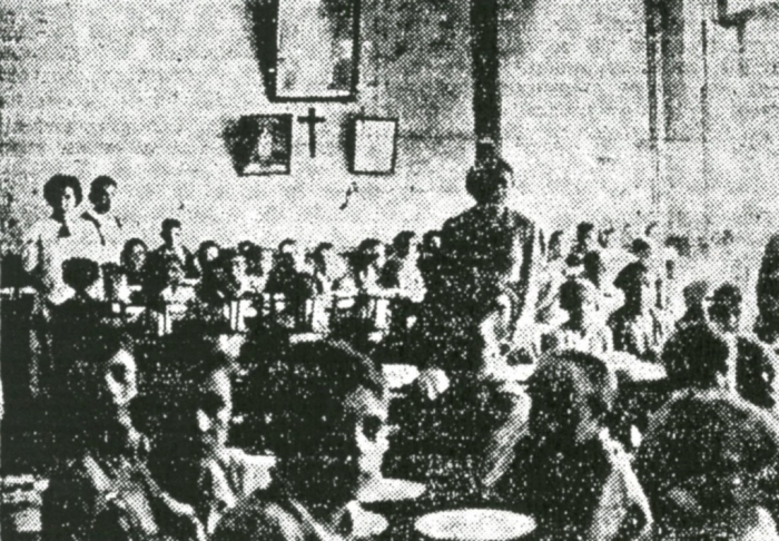 Comedor social, El Entrego 1938