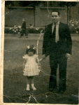 Ricardo Fanjul y su hija, 1947
