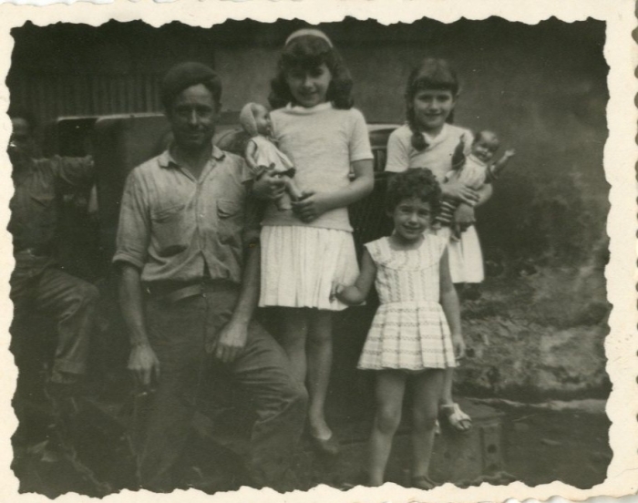 Hijos de Juanín "El Guardia". La Encarná, 1960