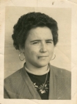 Gelita Miranda, vecina de Blimea,1955.